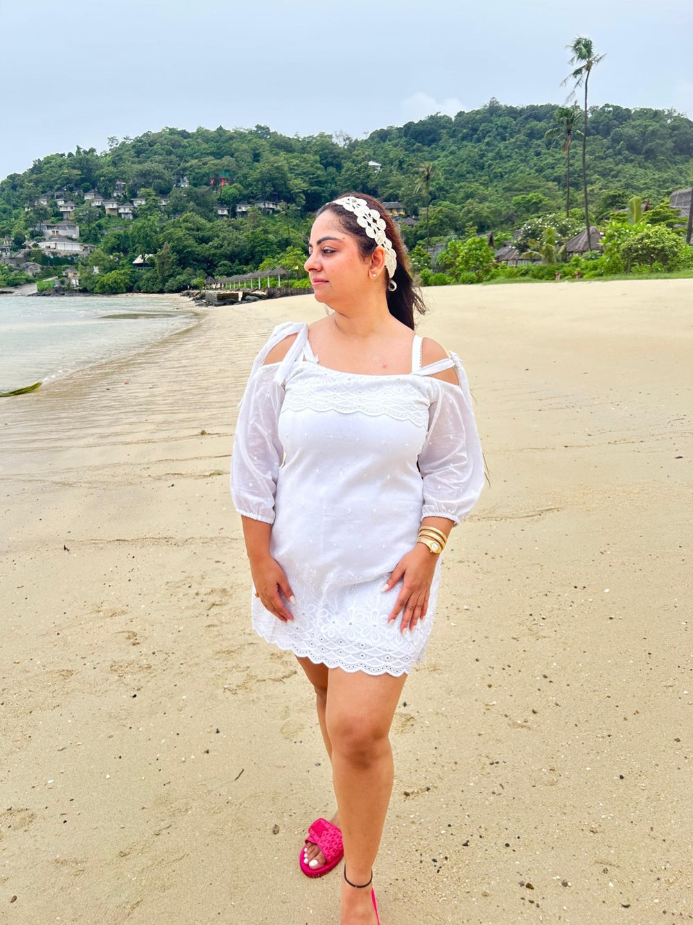 Beachside Whimsy Dress For Mother