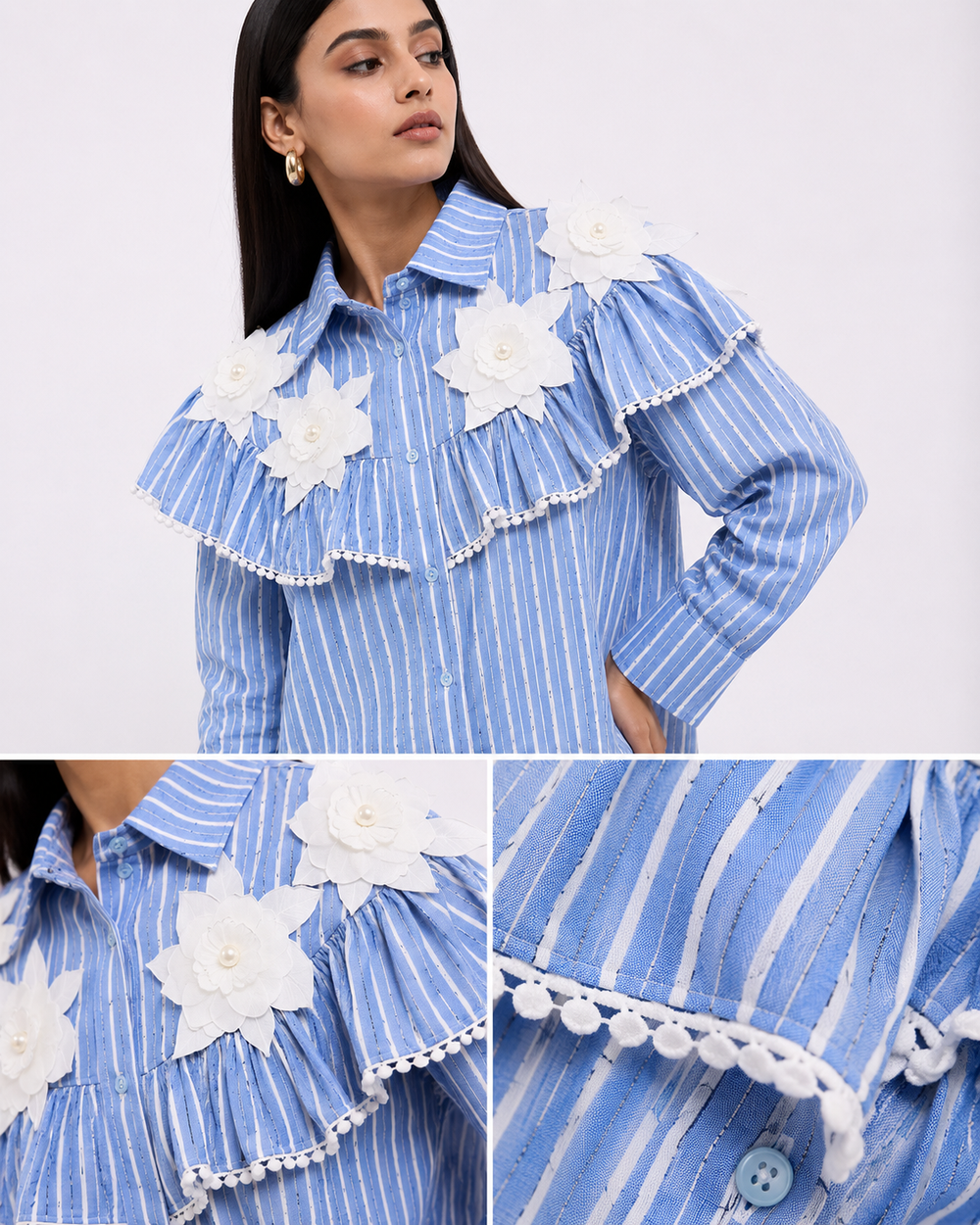 Frill Stripe Set