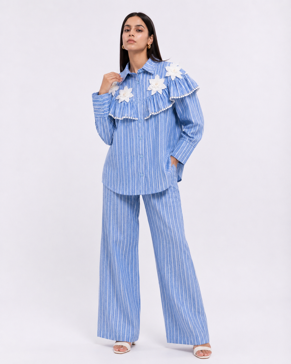 Frill Stripe Set