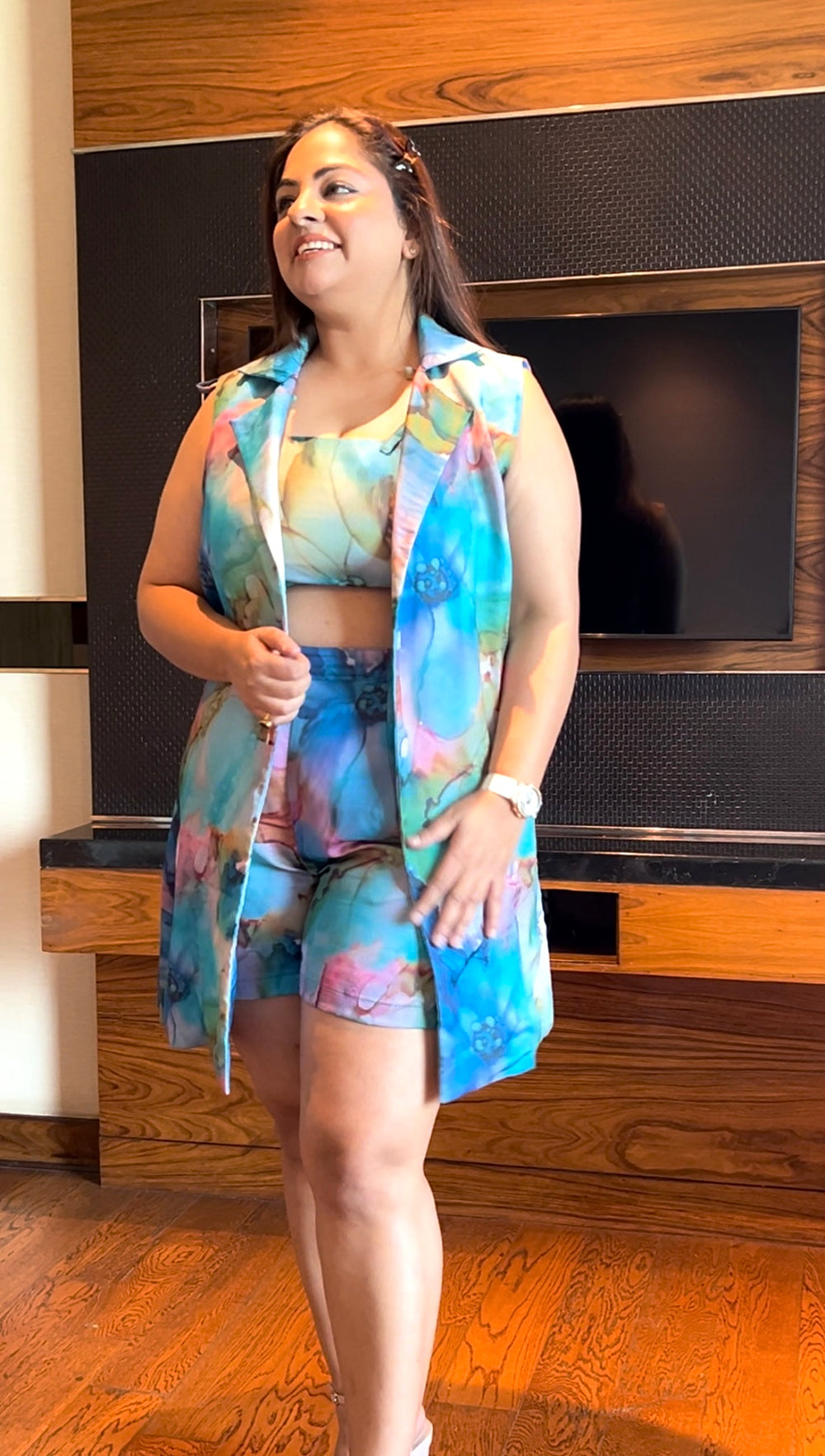 Azure Art Co-ord Set