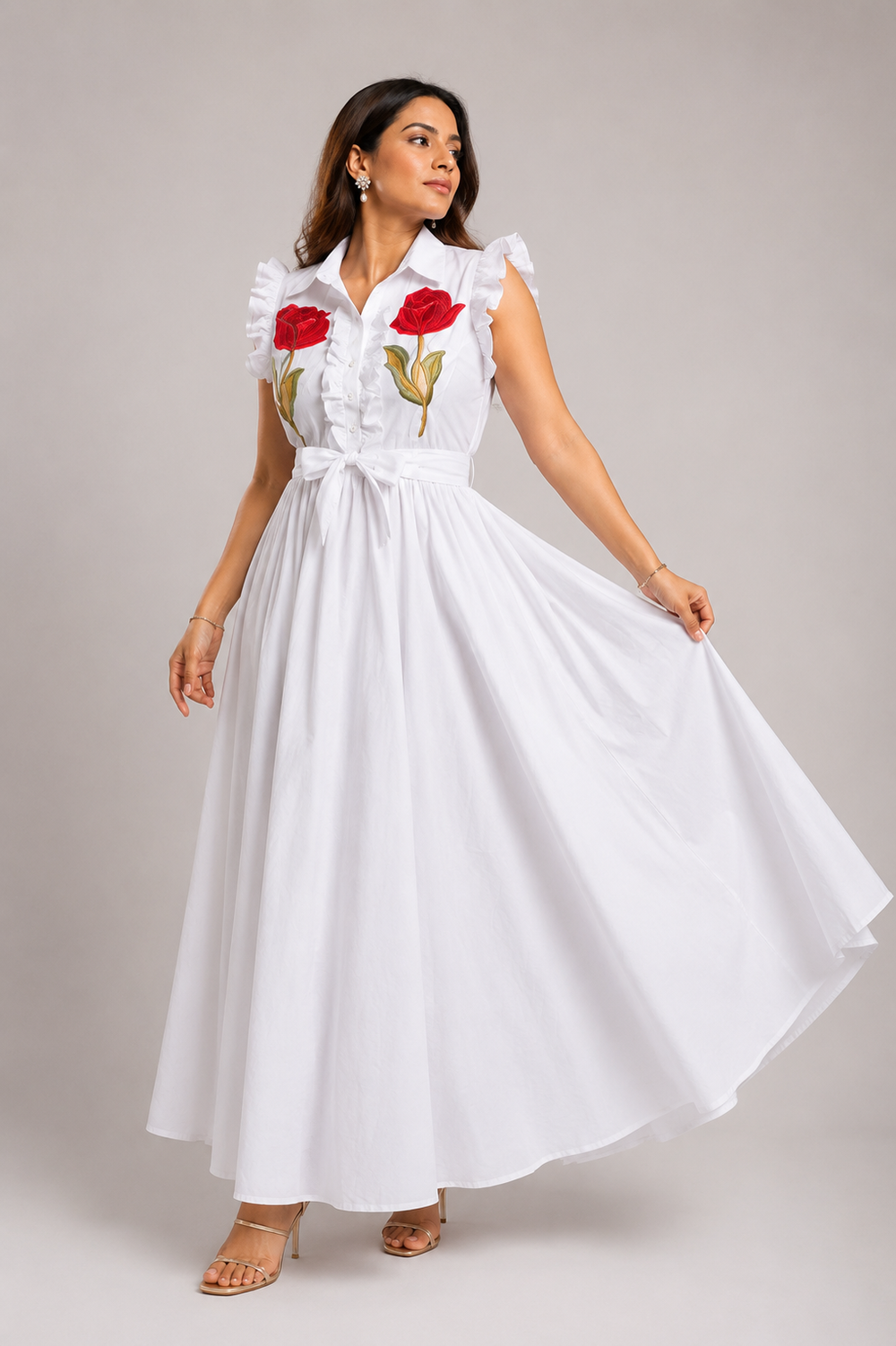 Ruffle Maxi Dress