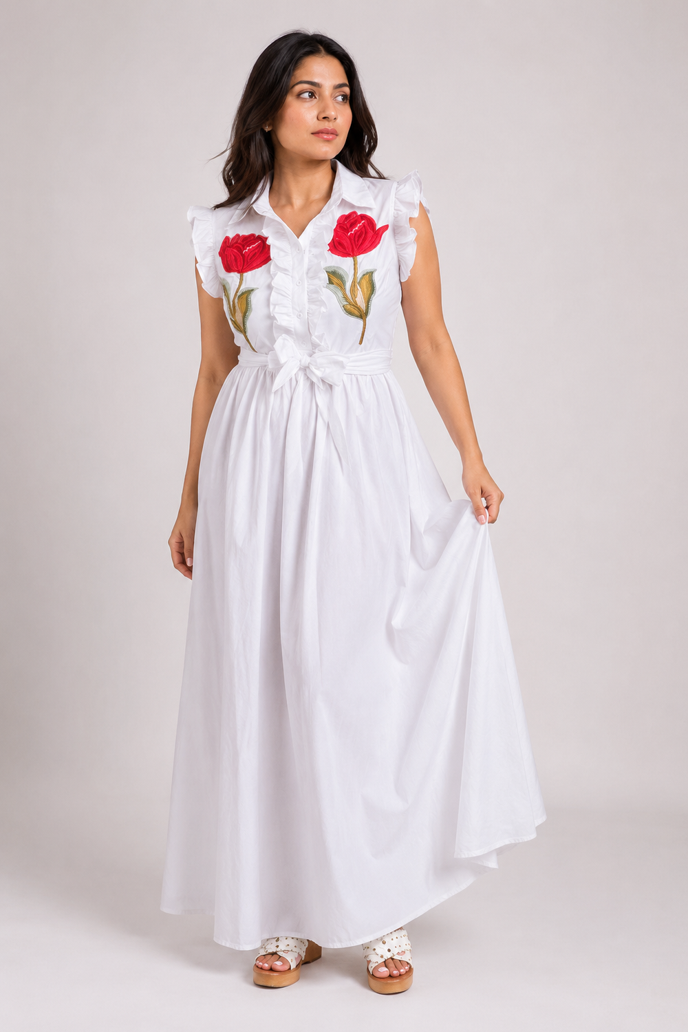 Ruffle Maxi Dress
