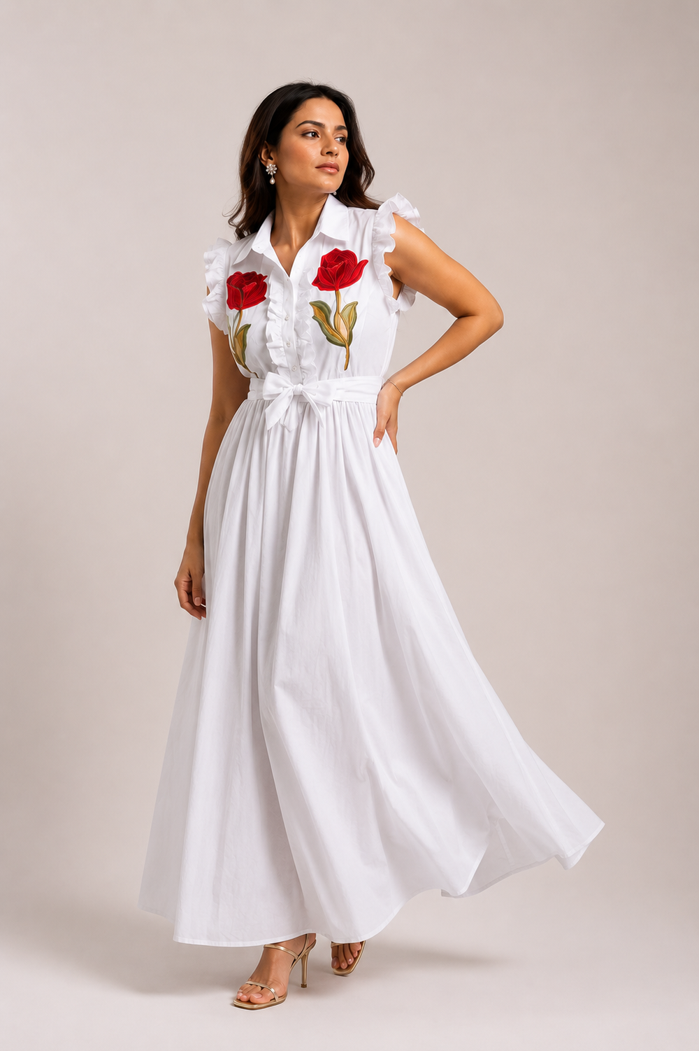 Ruffle Maxi Dress