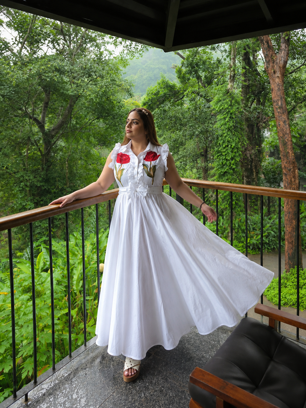 Ruffle Maxi Dress